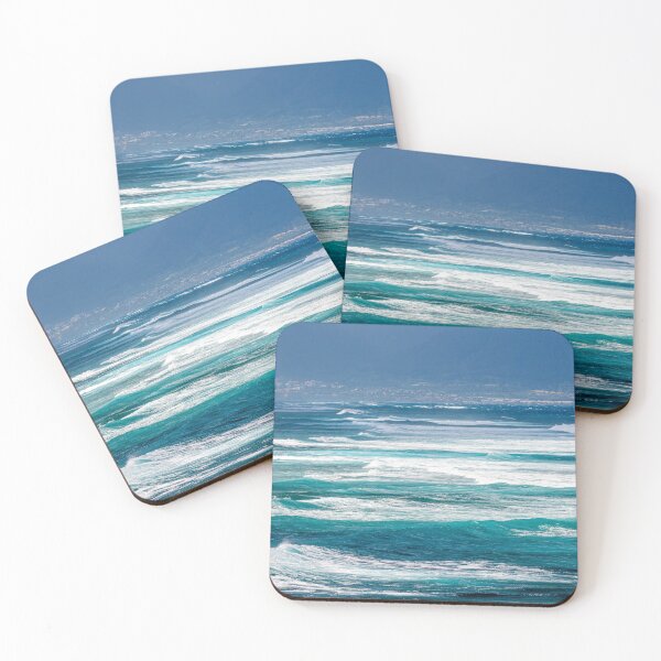 Item preview, Many shades of blue ocean waves designed and sold by amcimages.