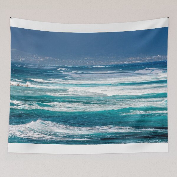 Item preview, Many shades of blue ocean waves designed and sold by amcimages.