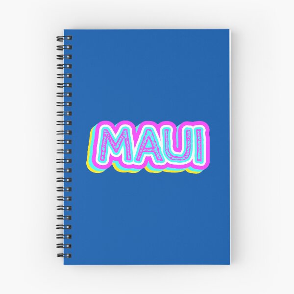 Item preview, Maui Beach Retro Typography designed and sold by ArtNoveltee.