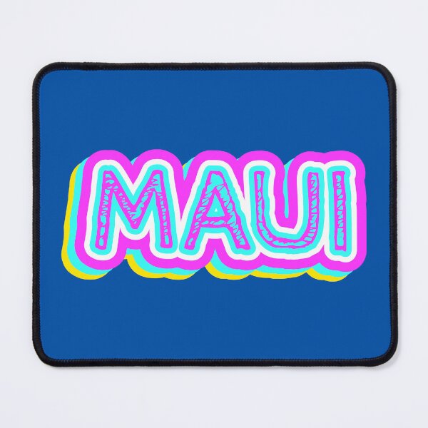 Item preview, Maui Beach Retro Typography designed and sold by ArtNoveltee.