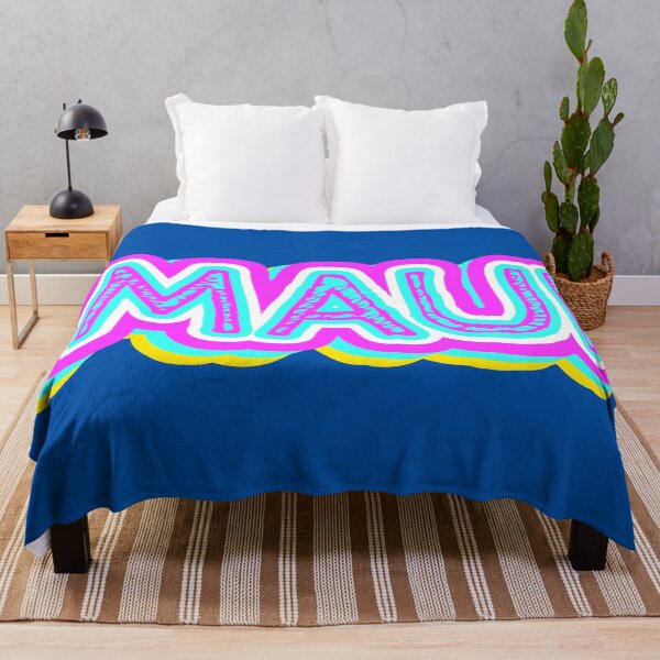 Item preview, Maui Beach Retro Typography designed and sold by ArtNoveltee.