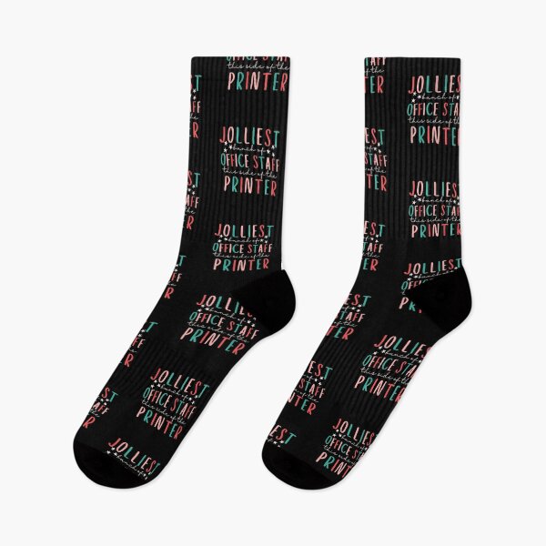 Item preview, Christmas Jolliest Bunch of Office Staff This Side of the Printer T-Shirt designed and sold by SunfullyYours.