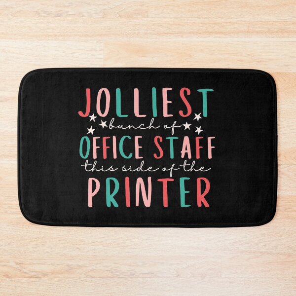 Item preview, Christmas Jolliest Bunch of Office Staff This Side of the Printer T-Shirt designed and sold by SunfullyYours.