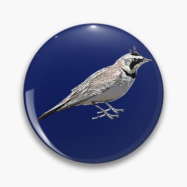 Item preview, Horned Lark White Alternate Design  designed and sold by designsasstultd.