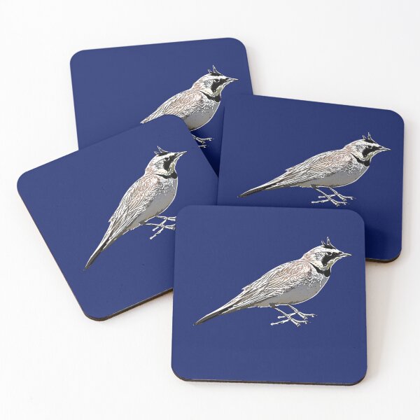 Item preview, Horned Lark White Alternate Design  designed and sold by designsasstultd.