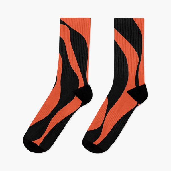 Item preview, Ebb and Flow 4 in Black and Orange designed and sold by LAEC-Shop.