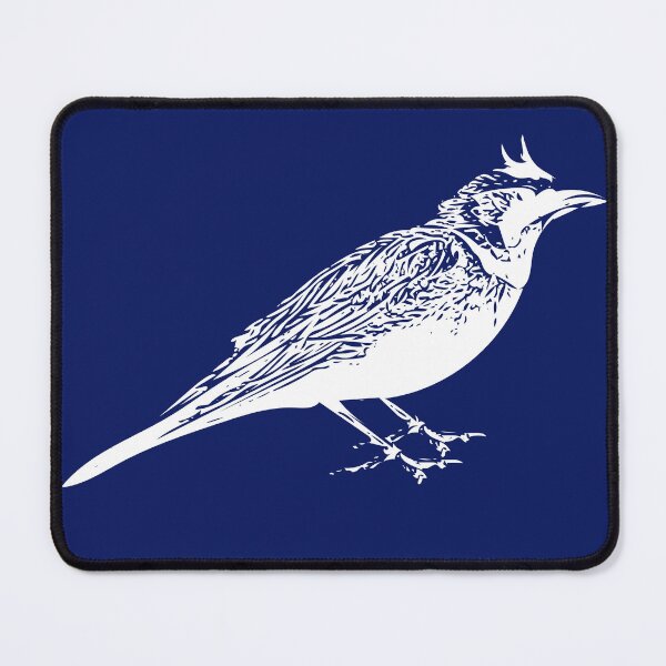 Item preview, Horned Lark White Design  designed and sold by designsasstultd.