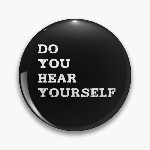 Item preview, Do You Hear Yourself,  Abstract, ironic, retro, Political, Humor, Humor Gifts Lovers designed and sold by Printek.