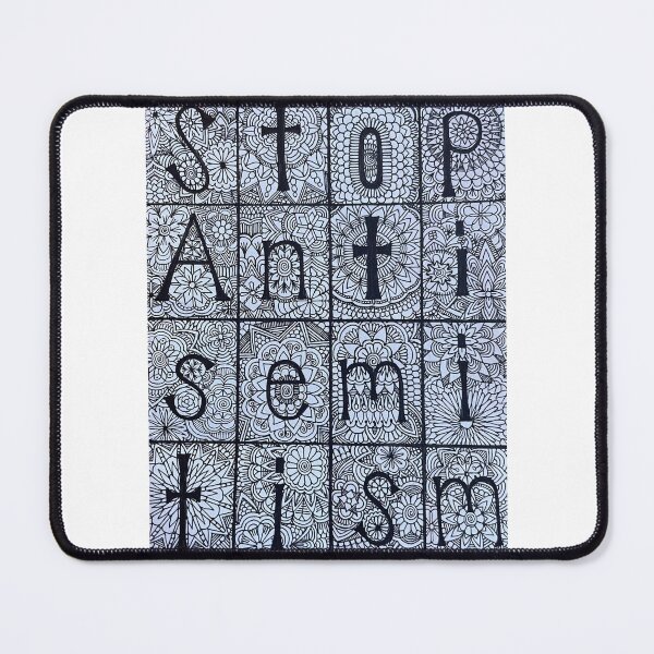 Item preview, Stop anti-Semitism mandala  designed and sold by SpicyHamsa1.