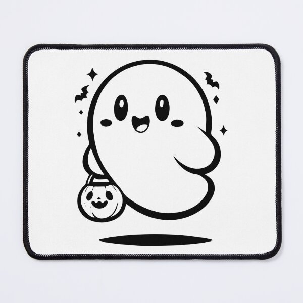 Item preview, Happy Cute Halloween Ghost designed and sold by Thai Vibe Studio.