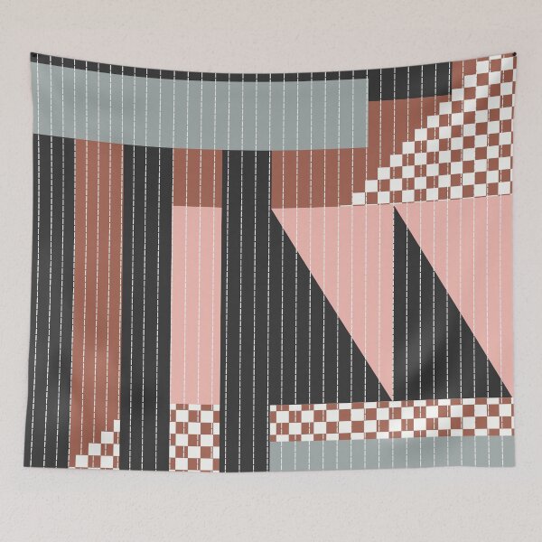 Item preview, Quilt-Style Geometric and Checkered  designed and sold by DesignByRoseCo.