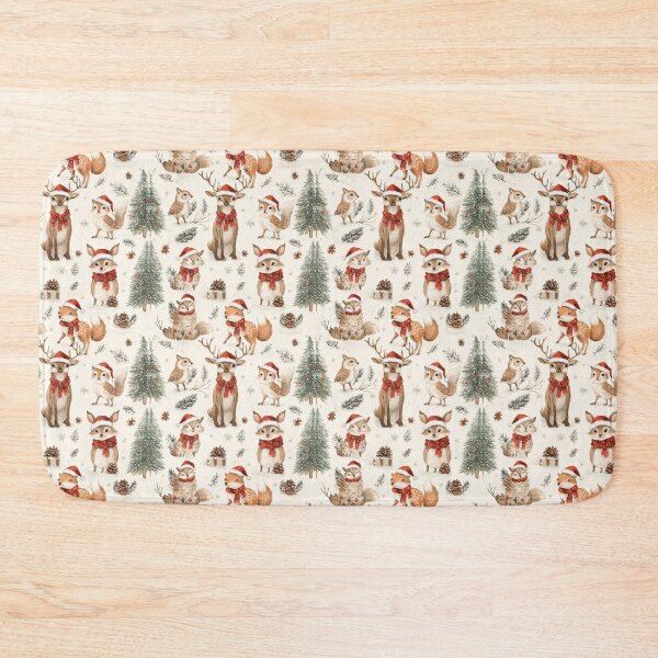 Item preview, Animals Christmas Design designed and sold by NicolasGlowArt.