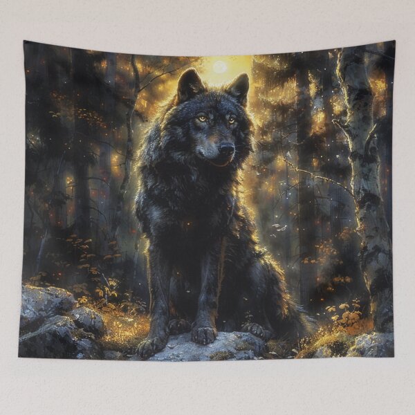 Item preview, Autumn Wolf 1 designed and sold by Dawn van Doorn.