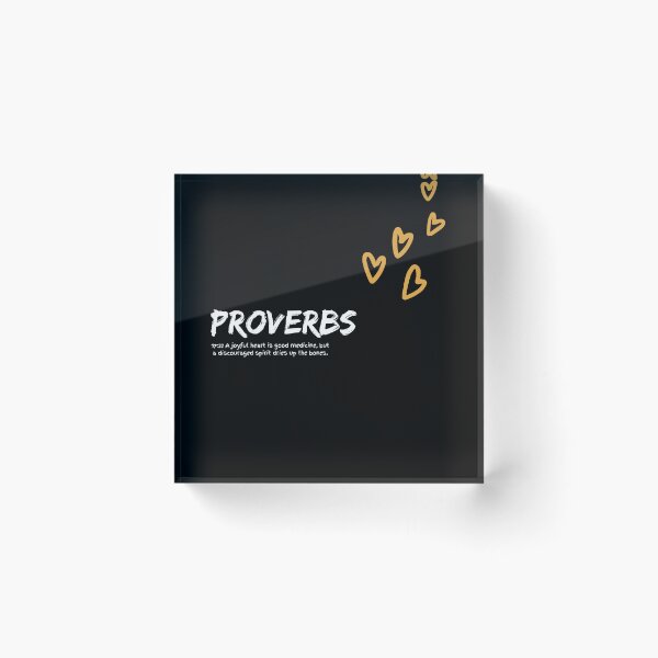 Item preview, Proverbs 17:22_Joyful Heart Bible Quotes designed and sold by QuotifBible.