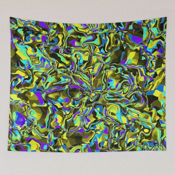 Item preview, Abstract Multicolored Painted Fractal Chaos 10 designed and sold by SXW Designs.