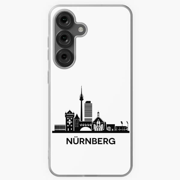 Item preview, Nürnberg Skyline Silhouette Black designed and sold by strixvariaart.