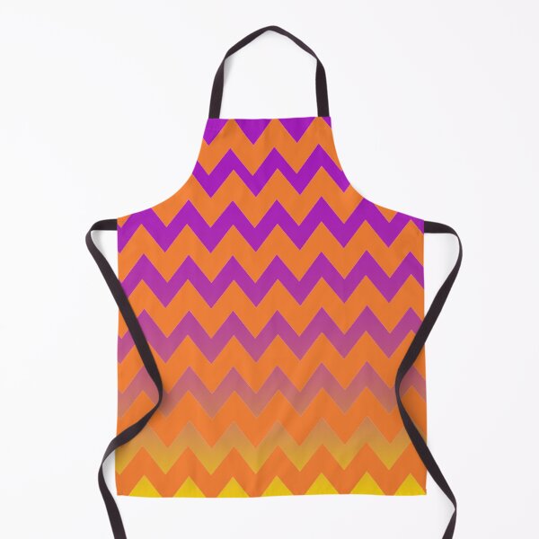 Item preview, Zigzag Vibes! Violet and Orange Geometric Gradient Pattern designed and sold by IraNiva.