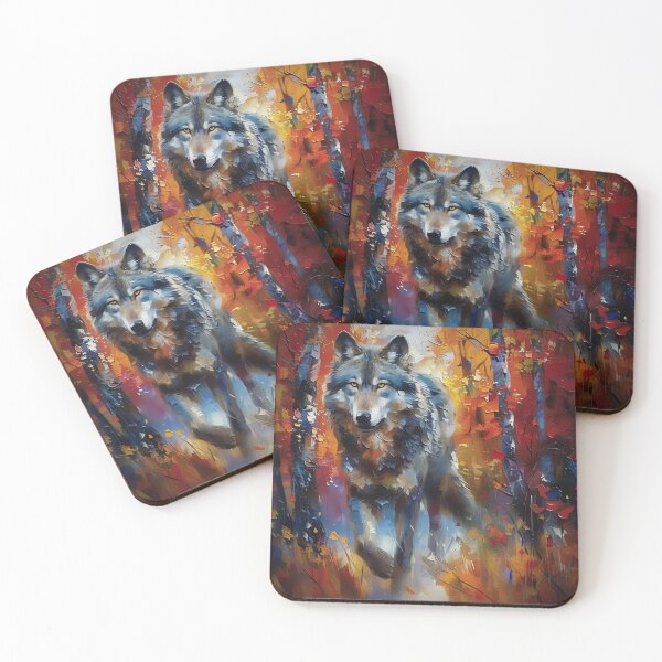 Item preview, Autumn Wolf 2 designed and sold by Dawn van Doorn.