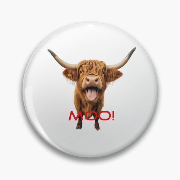 Item preview, Happy Highland Coo designed and sold by Revjock.