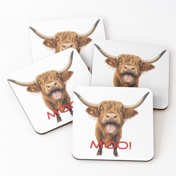 Item preview, Feliz Highland Coo designed and sold by Revjock.