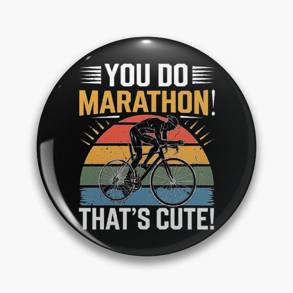 Item preview, Funny Cycling Humor - You Do Marathon? That’s Cute! Perfect Cyclist Gift for Cycling Lover, Family, and Friends - Marathon vs Cycling Fitness Joke designed and sold by love3617.