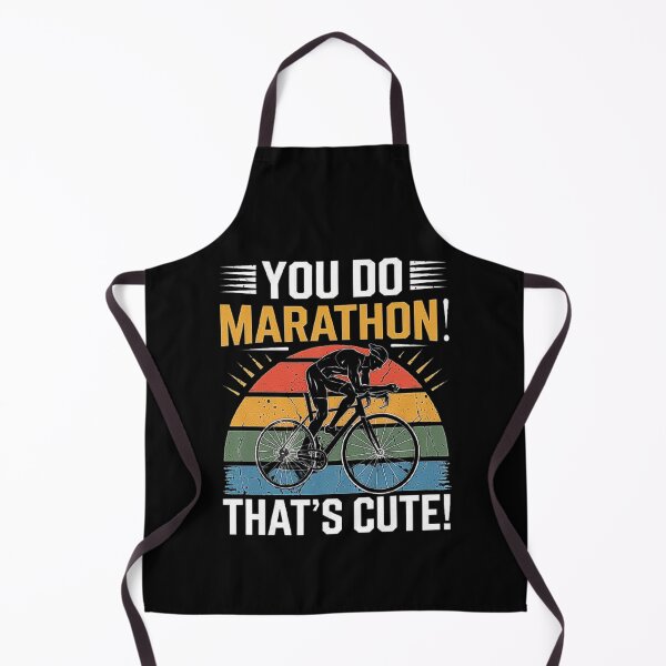 Item preview, Funny Cycling Humor - You Do Marathon? That’s Cute! Perfect Cyclist Gift for Cycling Lover, Family, and Friends - Marathon vs Cycling Fitness Joke designed and sold by love3617.