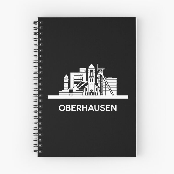 Item preview, Oberhausen Skyline Silhouette White designed and sold by strixvariaart.