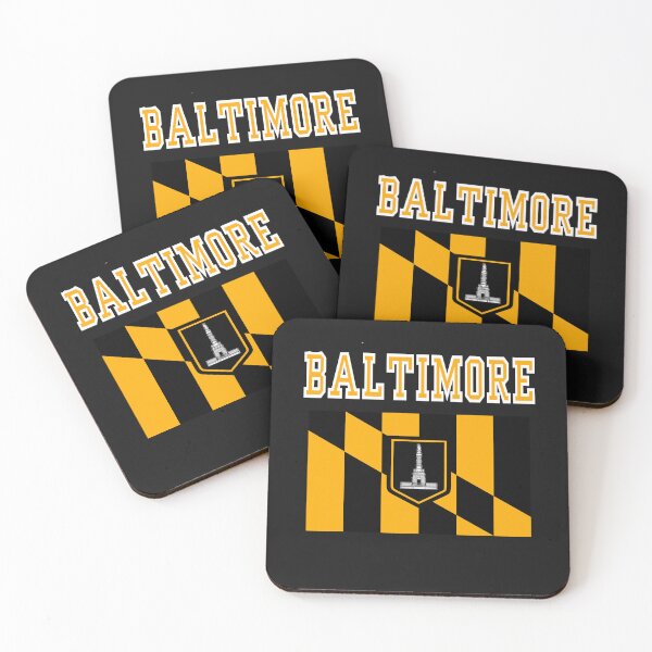 Item preview, Baltimore flag city gifts for travel lovers 2024-2025 designed and sold by erozzz.