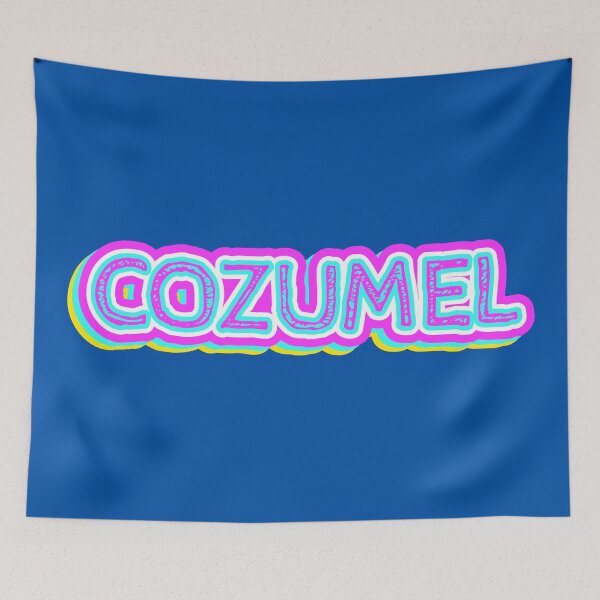 Item preview, Cozumel Beach Retro Typography designed and sold by ArtNoveltee.