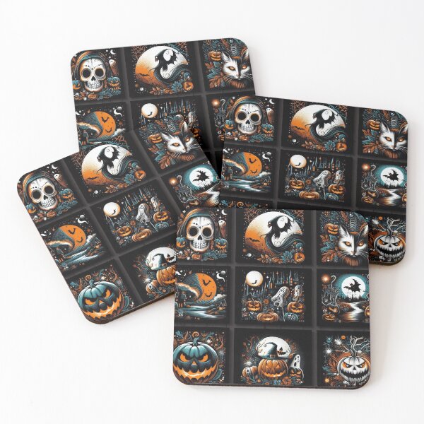 Item preview, Halloween Spooky Pictures Pattern designed and sold by Simplybe1.