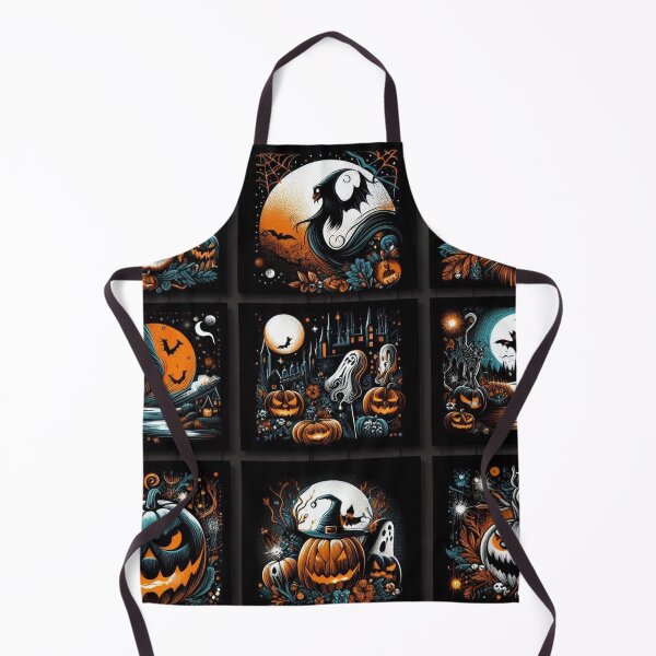 Item preview, Halloween Spooky Pictures Pattern designed and sold by Simplybe1.