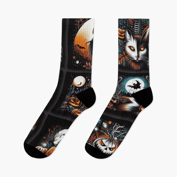 Item preview, Halloween Spooky Pictures Pattern designed and sold by Simplybe1.