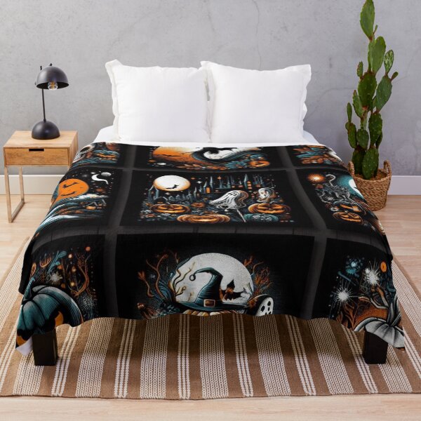Item preview, Halloween Spooky Pictures Pattern designed and sold by Simplybe1.