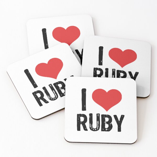 Item preview, I Love Ruby designed and sold by The "I Love Everything" Shop.