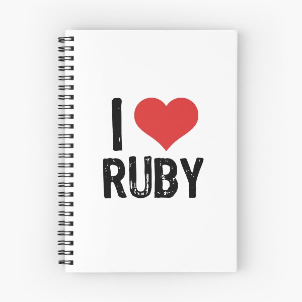 Item preview, I Love Ruby designed and sold by The "I Love Everything" Shop.