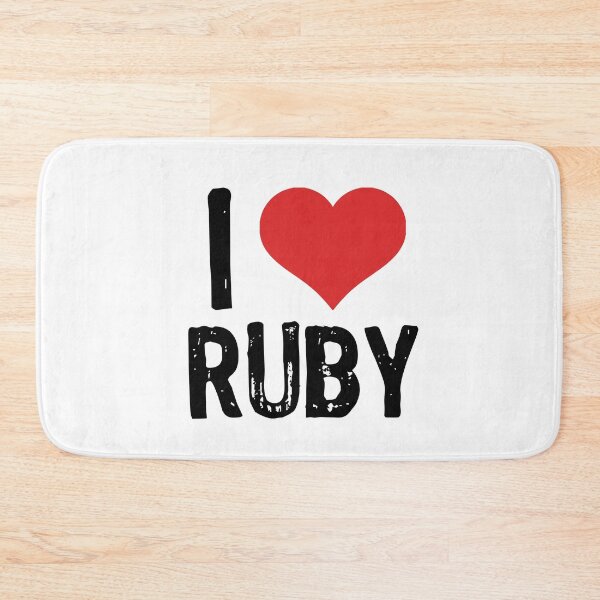 Item preview, I Love Ruby designed and sold by The "I Love Everything" Shop.