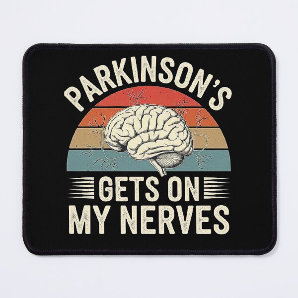 Item preview, Parkinson’s Awareness - Gets on My Nerves! Perfect Parkinson’s Gift for Health Awareness and Support - Brain Disease, Nervous System, and Neurodegenerative Illness for Family and Friends designed and sold by love3617.