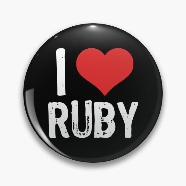 Item preview, I Love Ruby designed and sold by The "I Love Everything" Shop.