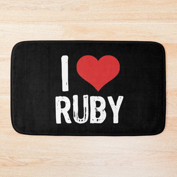 Item preview, I Love Ruby designed and sold by The "I Love Everything" Shop.