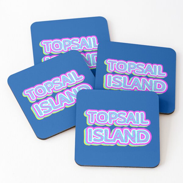 Item preview, Topsail Island Beach Retro Typography designed and sold by ArtNoveltee.