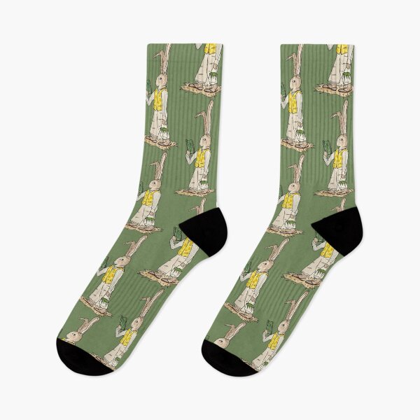 Item preview, Reading Rabbit Walking On Pine Nettles designed and sold by BananaGoats.