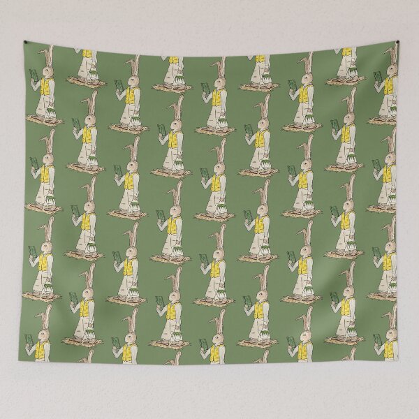 Item preview, Reading Rabbit Walking On Pine Nettles designed and sold by BananaGoats.