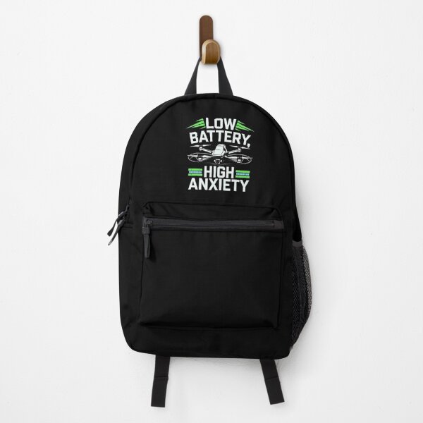Item preview, Drone Pilot Humor - Low Battery, High Anxiety! Perfect Drone Lover Gift for Family and Friends - Funny Drone Quote, Flying Stress, and Drone Racing Joke designed and sold by love3617.