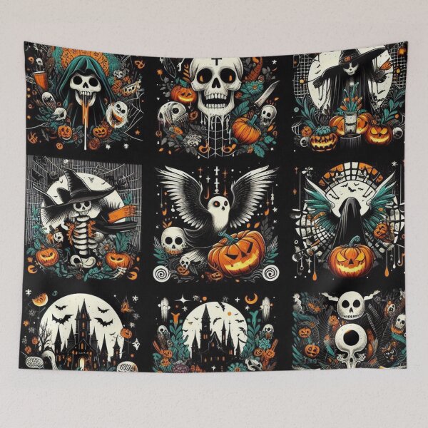 Item preview, Halloween Scary Pictures Pattern designed and sold by Simplybe1.