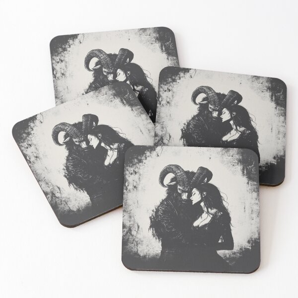 Item preview, Satan and his Lover designed and sold by CursedbyLilith.