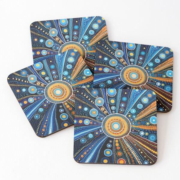 Item preview, Aboriginal Inspired Dot Art - Tribal Energy designed and sold by GrinGalore.
