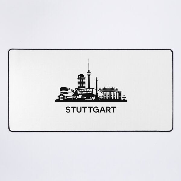 Item preview, Stuttgart Skyline Silhouette Black designed and sold by strixvariaart.