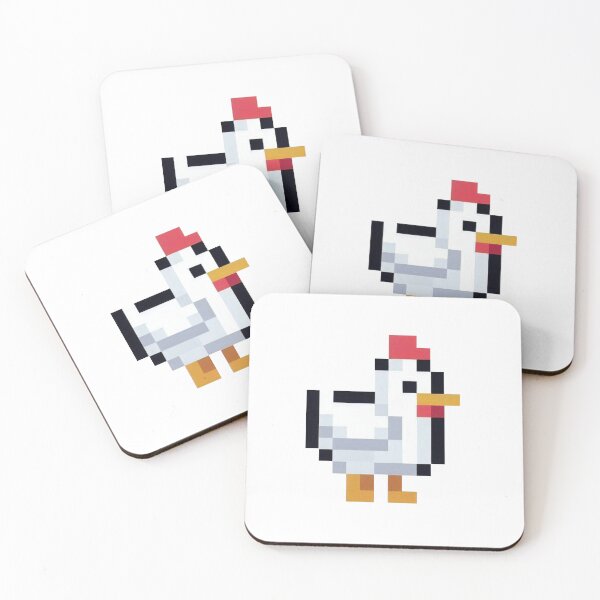Item preview, Pixel Chicken Charm designed and sold by Shadowshop07.