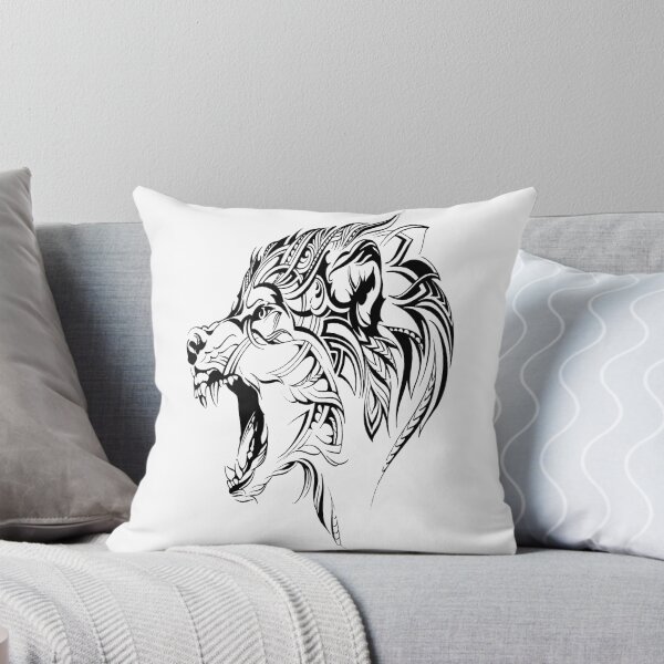 Item preview, tribal angry wolf designed and sold by TYTOS-SHOP.