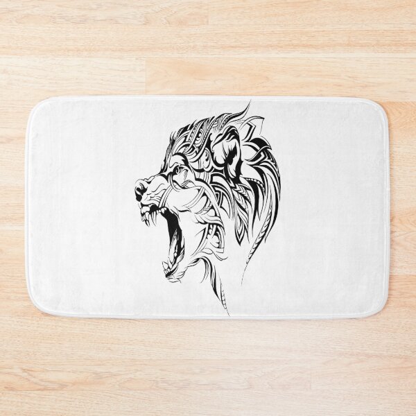 Item preview, tribal angry wolf designed and sold by TYTOS-SHOP.